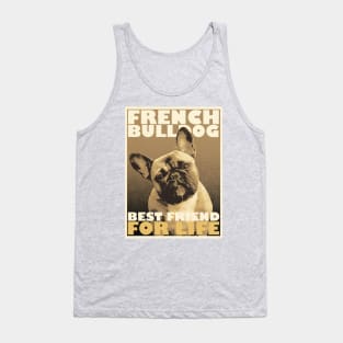 Retro French Bulldog Tank Top